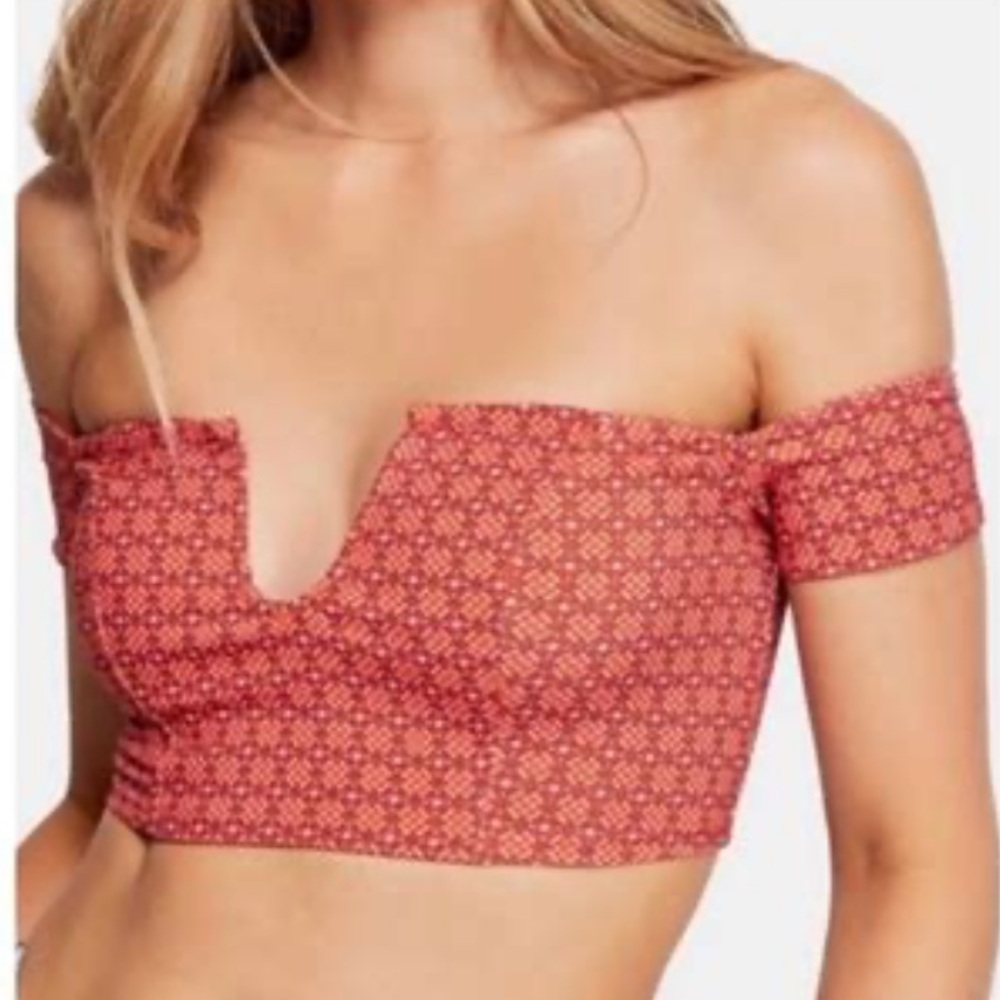 FREE PEOPLE INTIMATELY LUCKY NOW BRAMI CROP TOP XS
